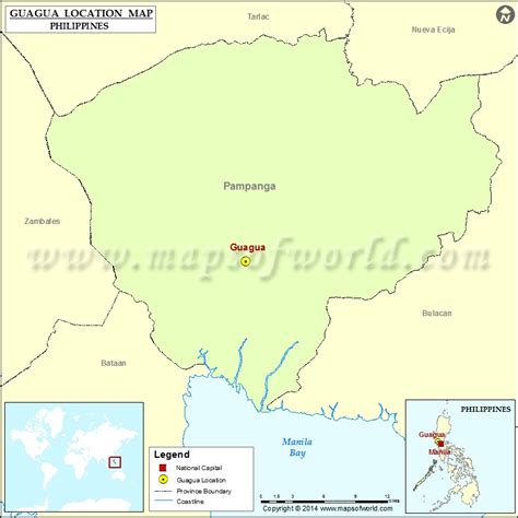 guagua pampanga google map|San Matias Map .
